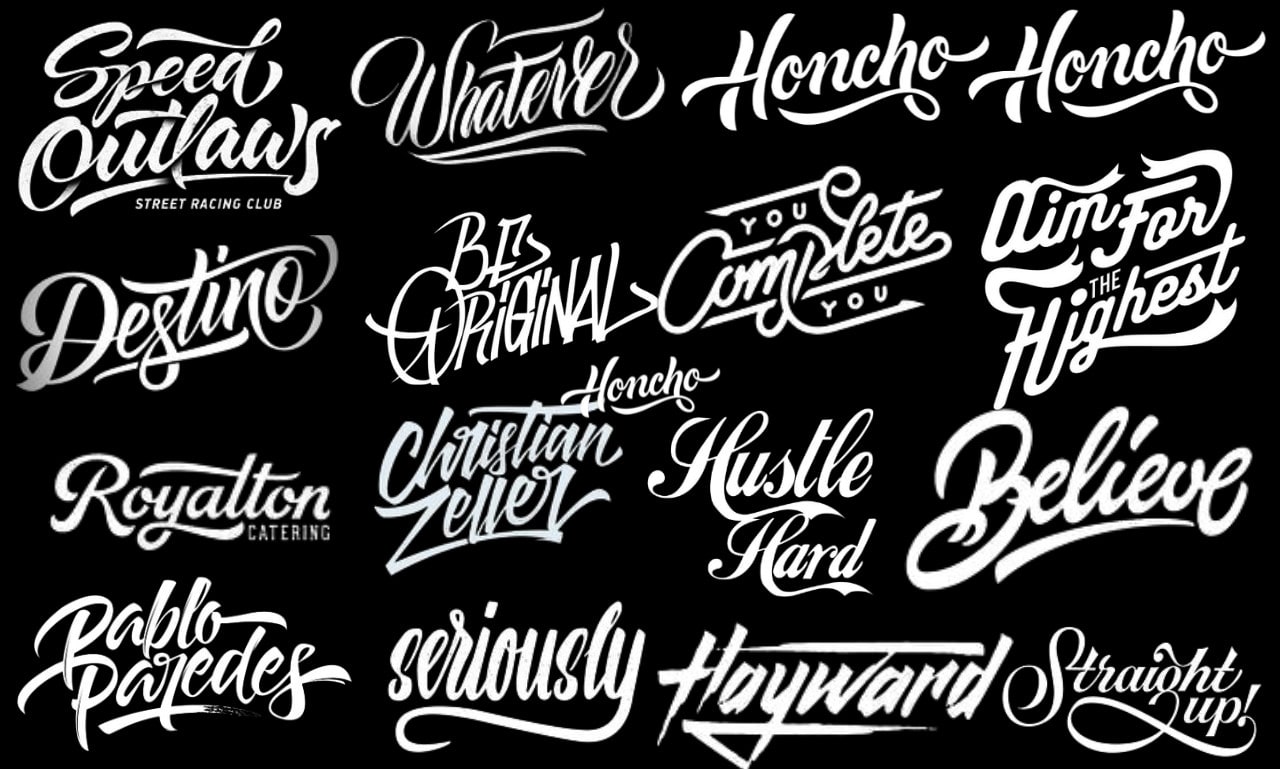 Design font, lettering typography, skeleton, vintage for your streetwear  brand by Bscs2024