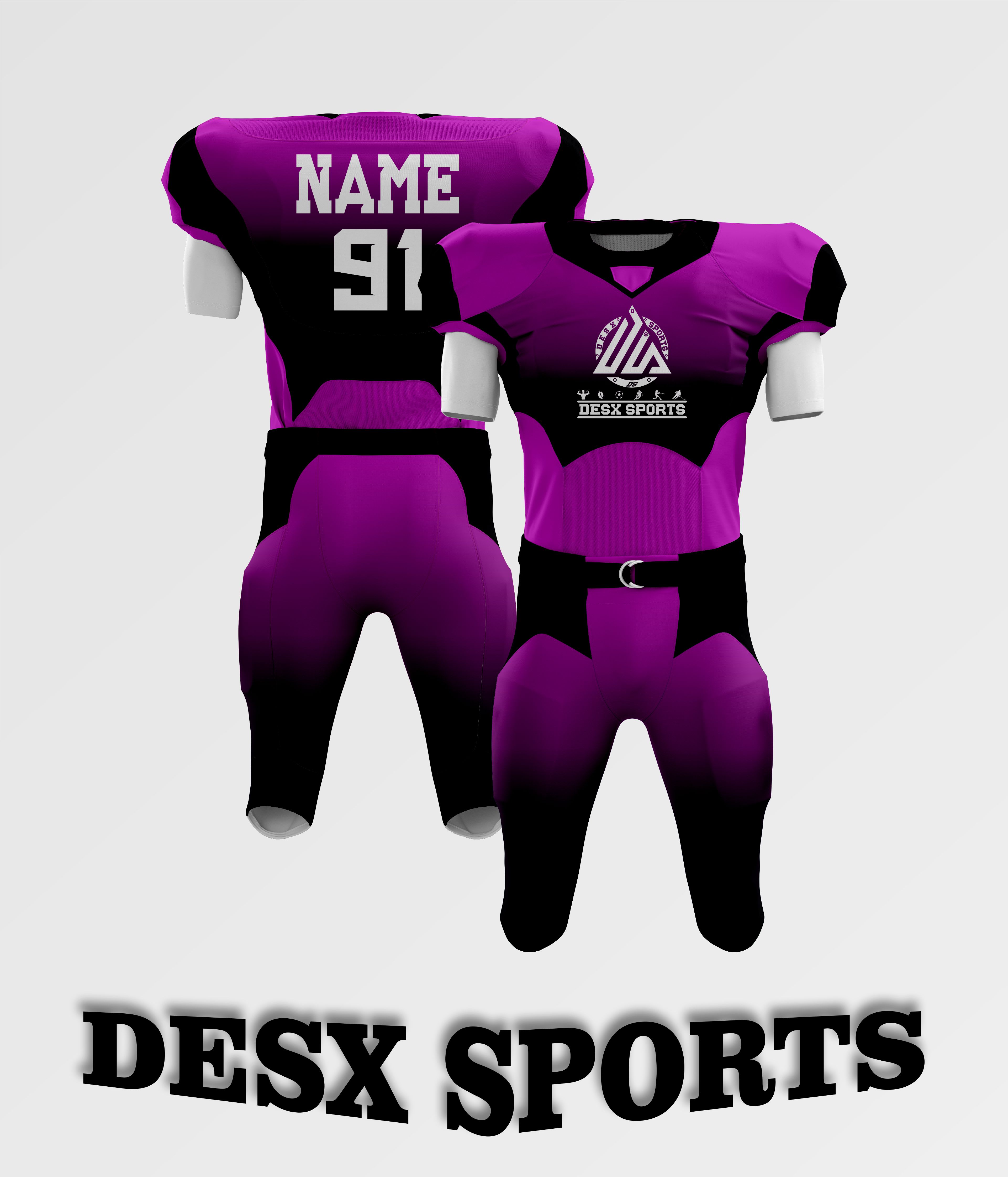 Graphicsguru11: I will design best american football uniform and 3d mockup  for $25 on fiverr.com