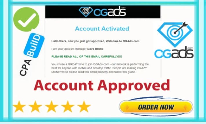 Create an Approval OGads Account with Full Email Access