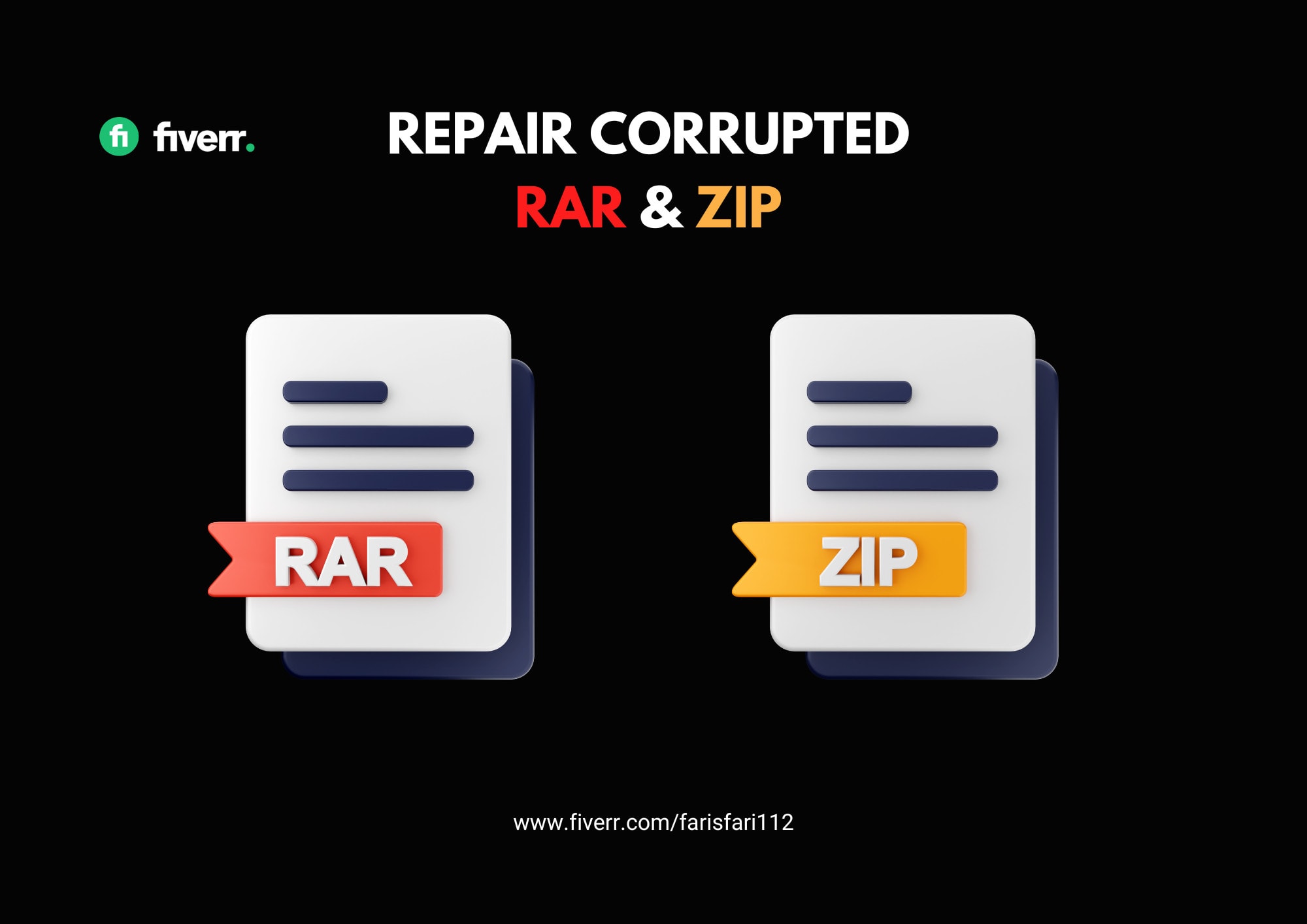 riparare file di archivi rar e zip corrotti