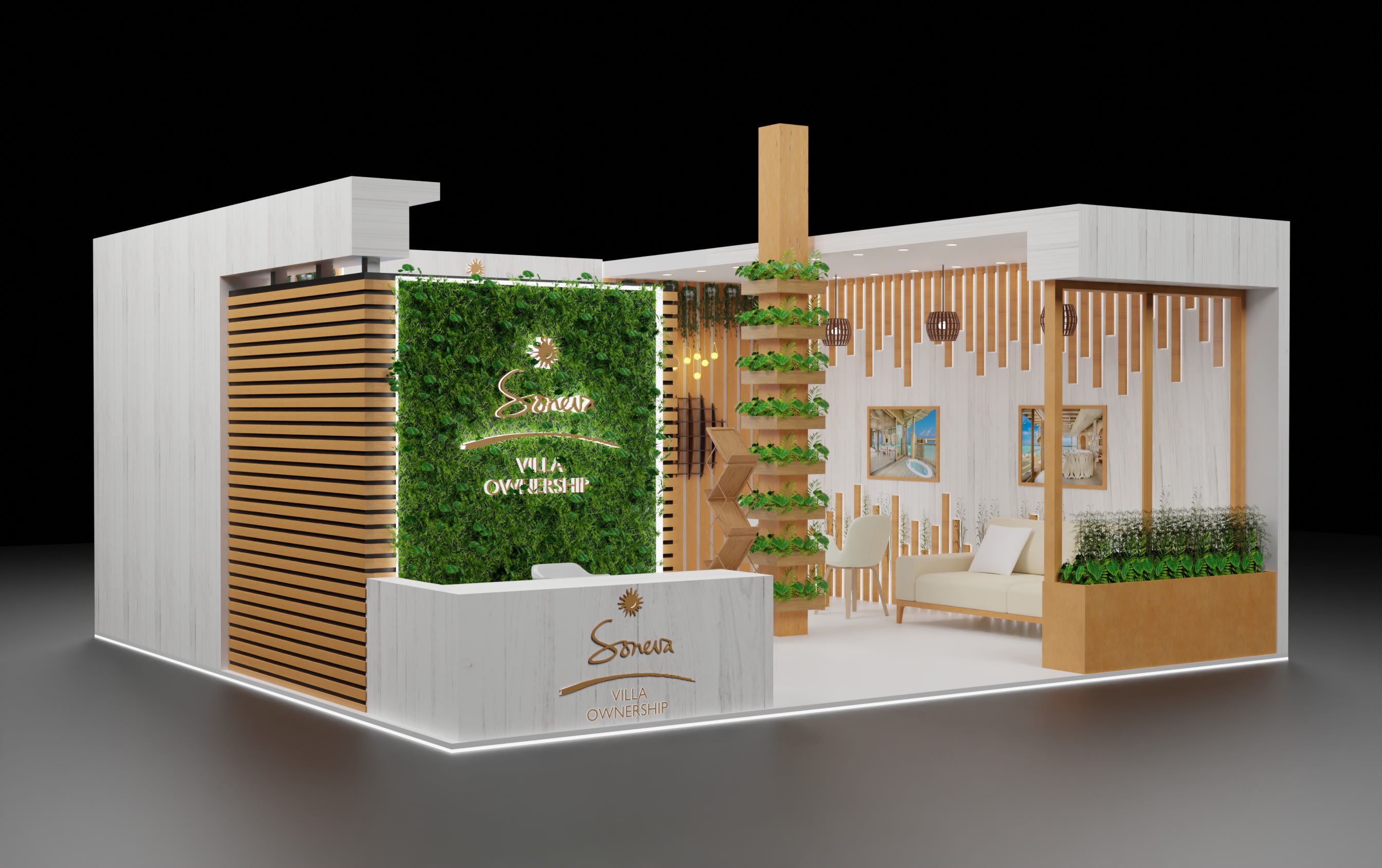 【Creative Booth Design】 Create exhibition stand, stall or 3d trade show booth design