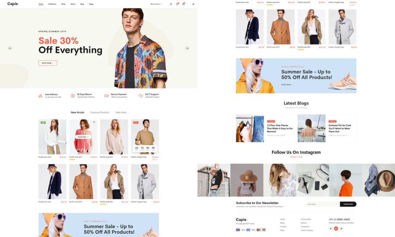 Modern clothing outlet websites