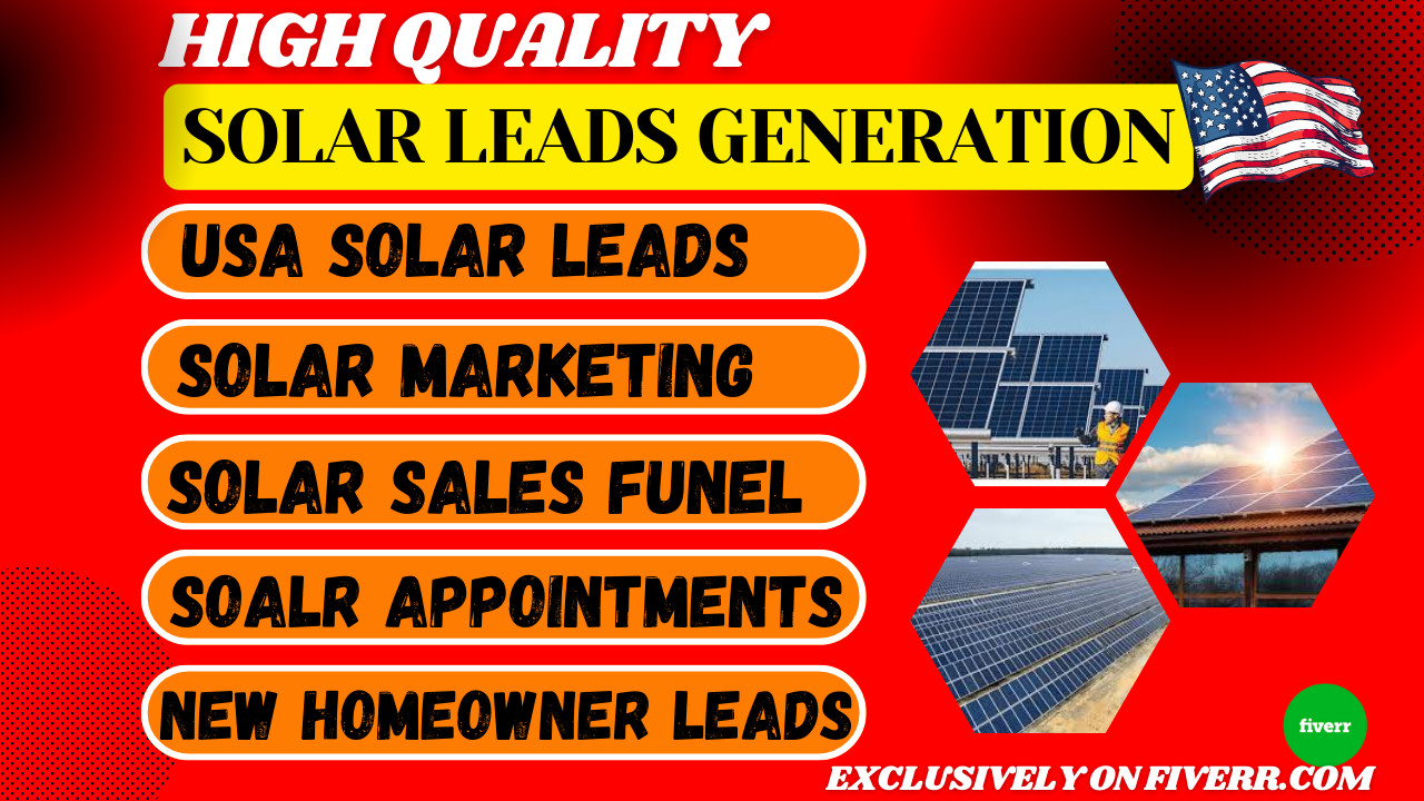 provide high converting solar leads to increase your sales