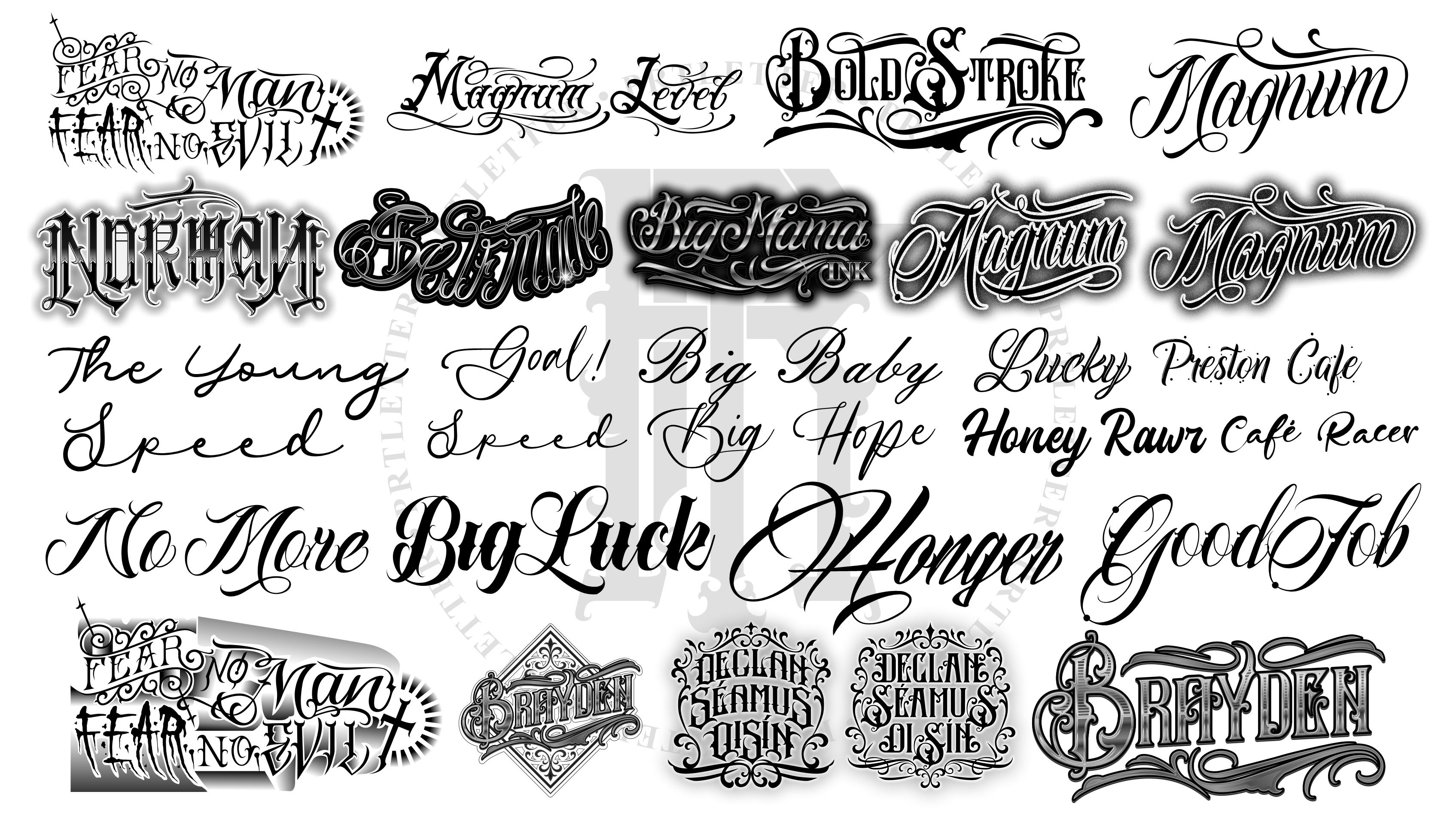 Design an awesome lettering chicano for your tattoo by Pratama21