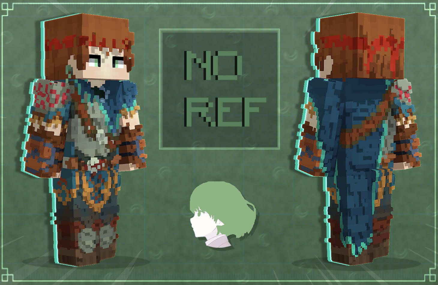 Some of my new custom furry Minecraft skins :) : r/furry