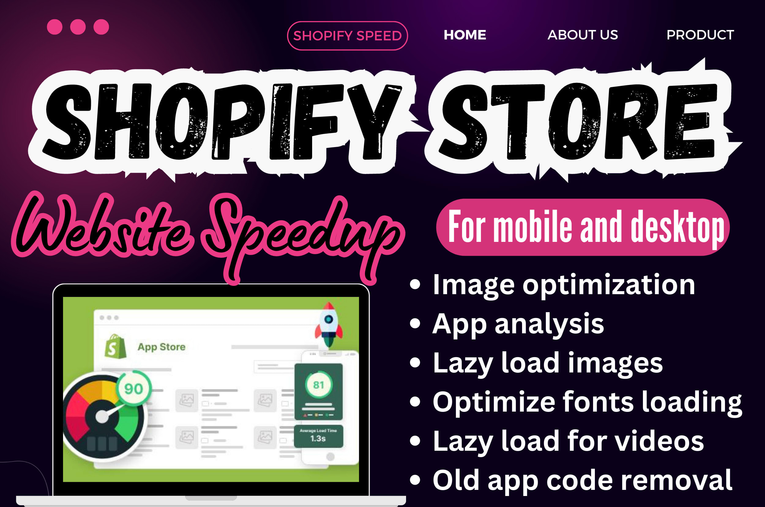 Shopify Speed Optimization Starter Pack