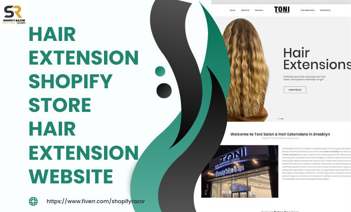 Ecommerce hair on sale extensions