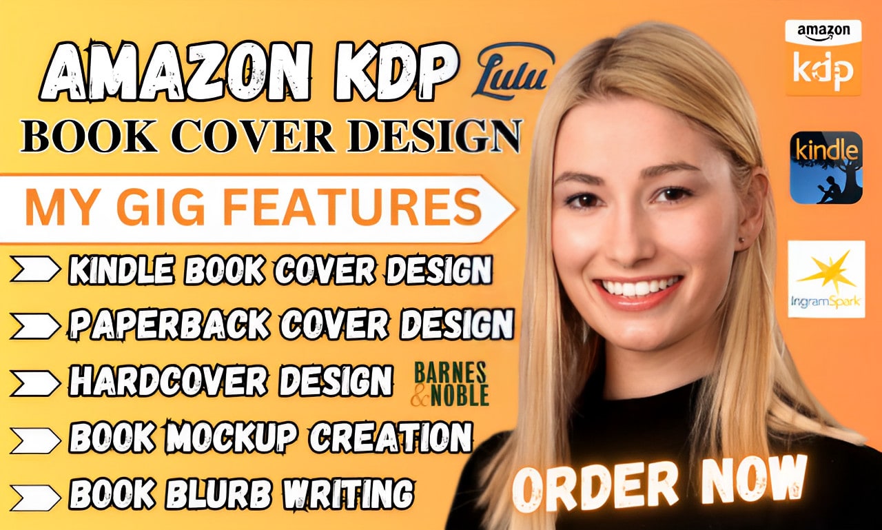 Book Cover/Book Cover Design/Kindle/Paperback  KDP (Any Book