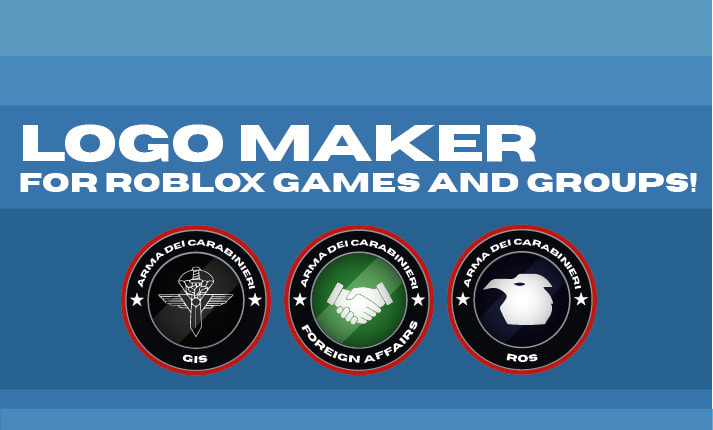 make a professional 3d logo for your roblox game or group