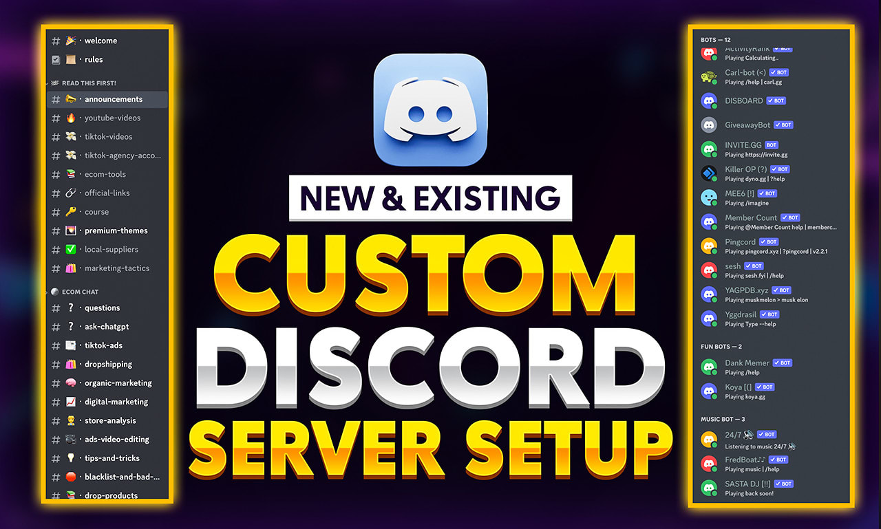 Ahlunaaa: I will create a discord server to your own liking for $10 on  fiverr.com in 2023