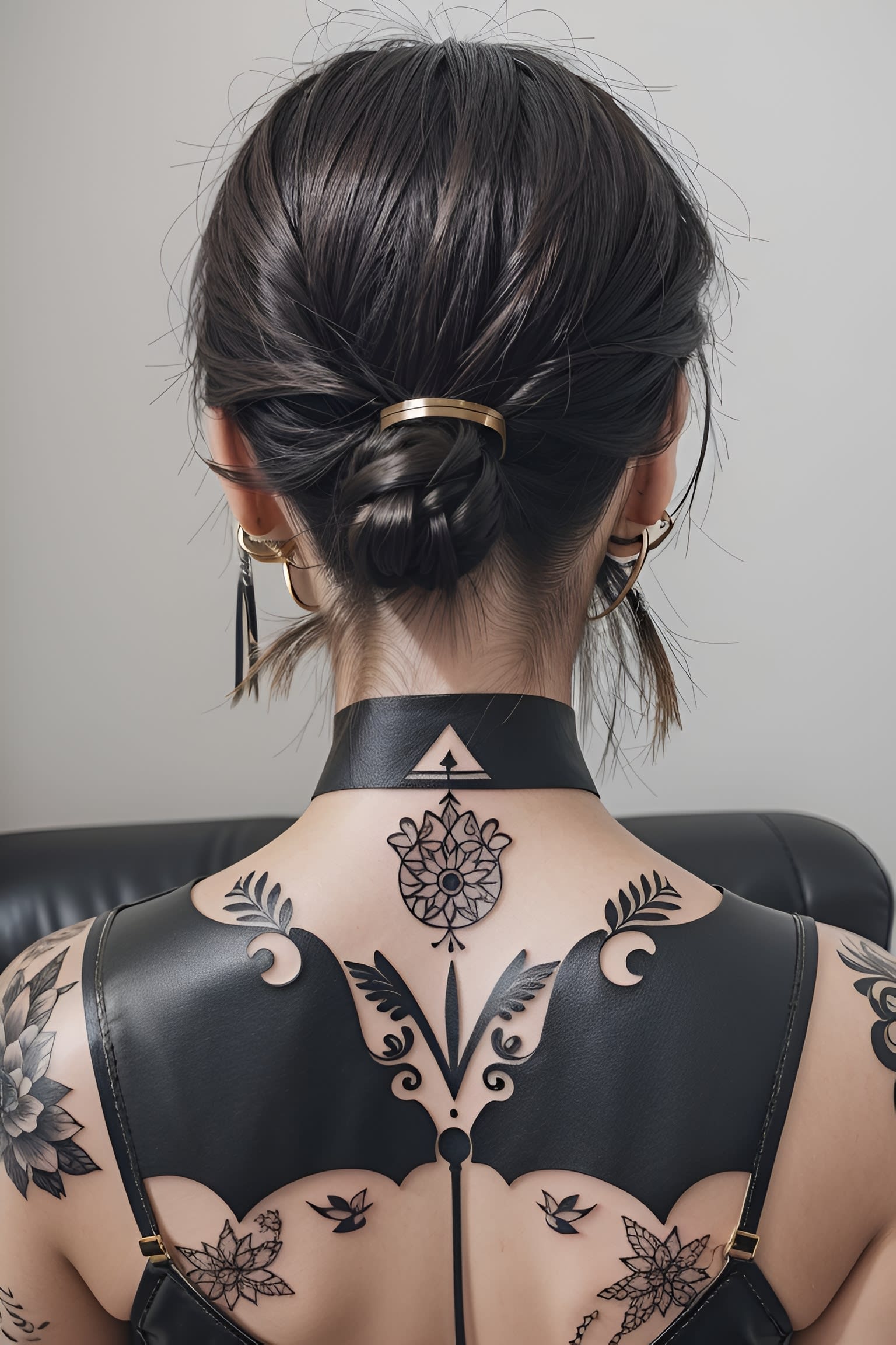 Stable Diffusion Tattoo with Text on Breasts