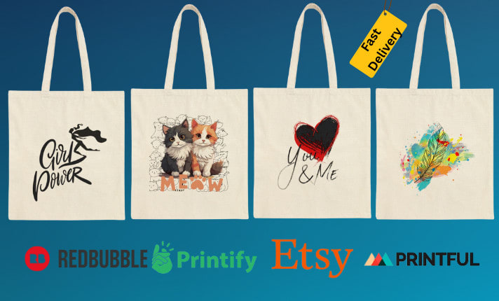 Printful tote online bag