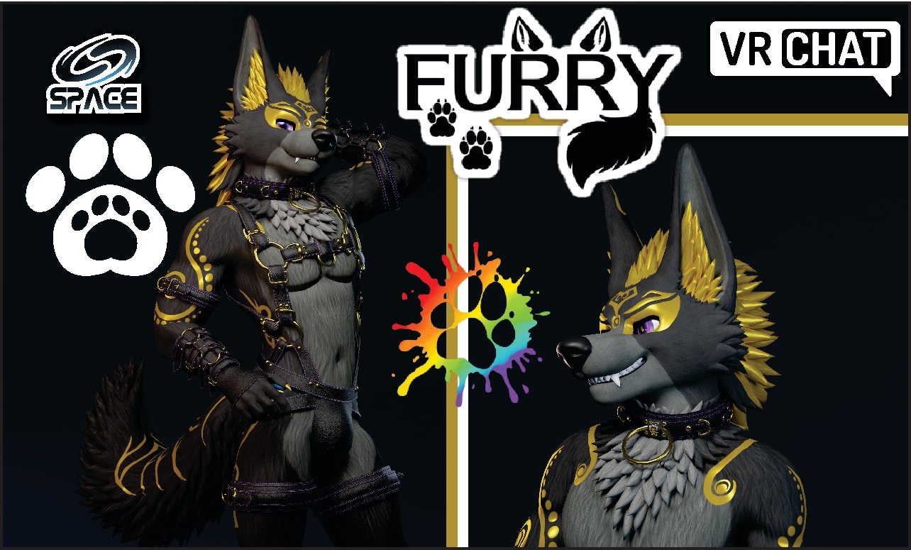 Create custom 3d furry avatar model, nsfw for vrchat, vtuber, games by  Sneaky_avatar | Fiverr