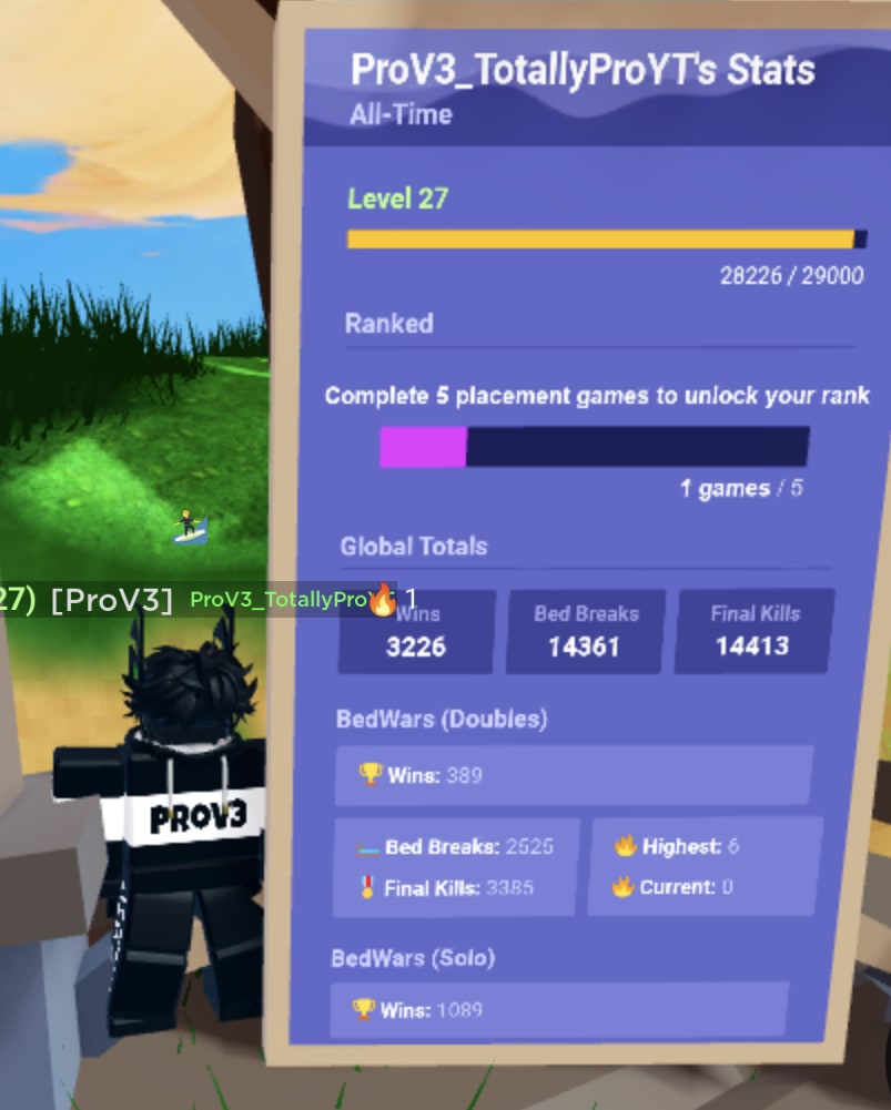 playing ROBLOX BEDWARS in SCHOOL!!