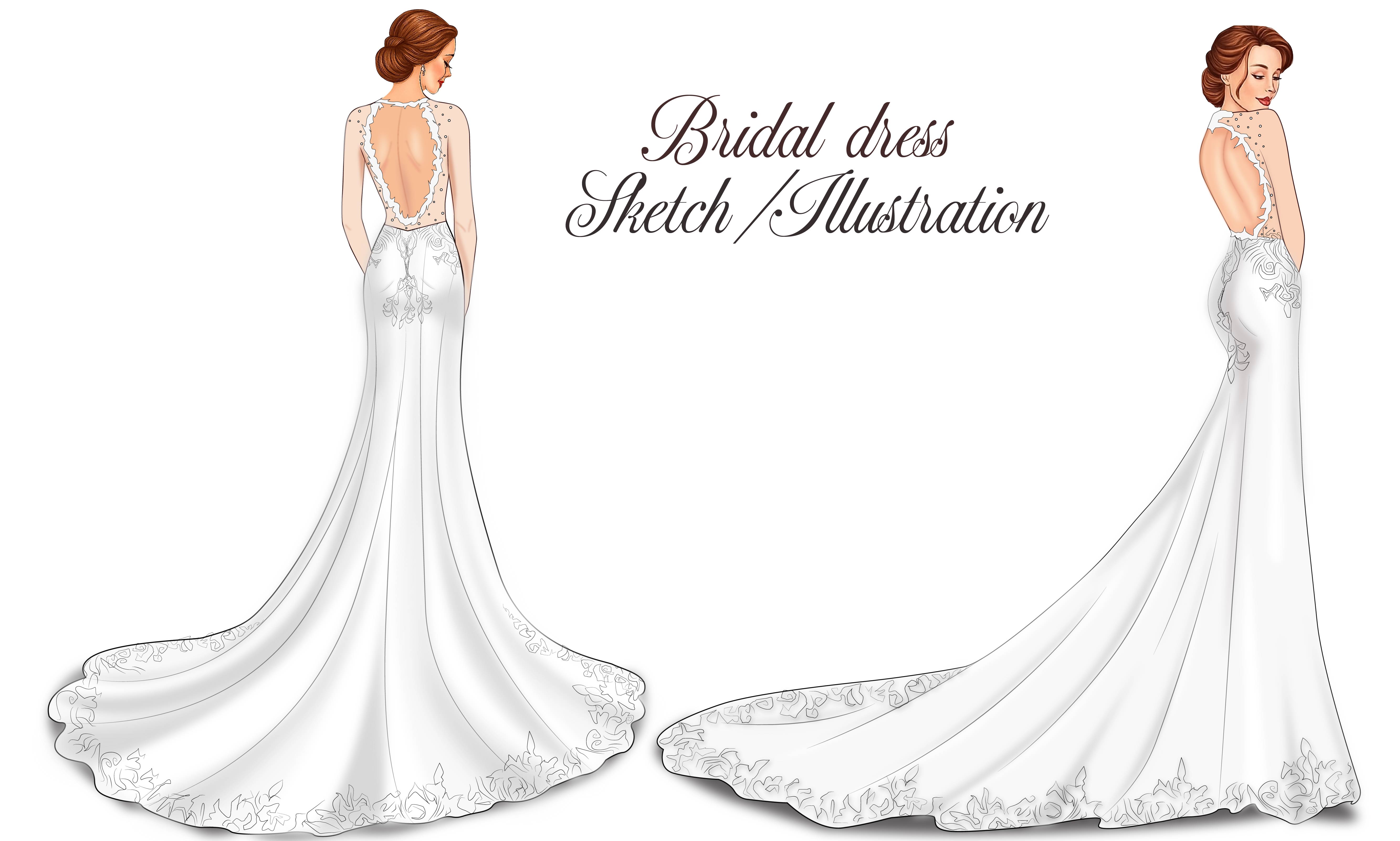 Design fashion dress sketches, wedding dress and bridal dress or gowns by Master_designe9 | Fiverr Design fashion dress sketches, wedding dress and bridal dress or gowns by Master_designe9 | Fiverr