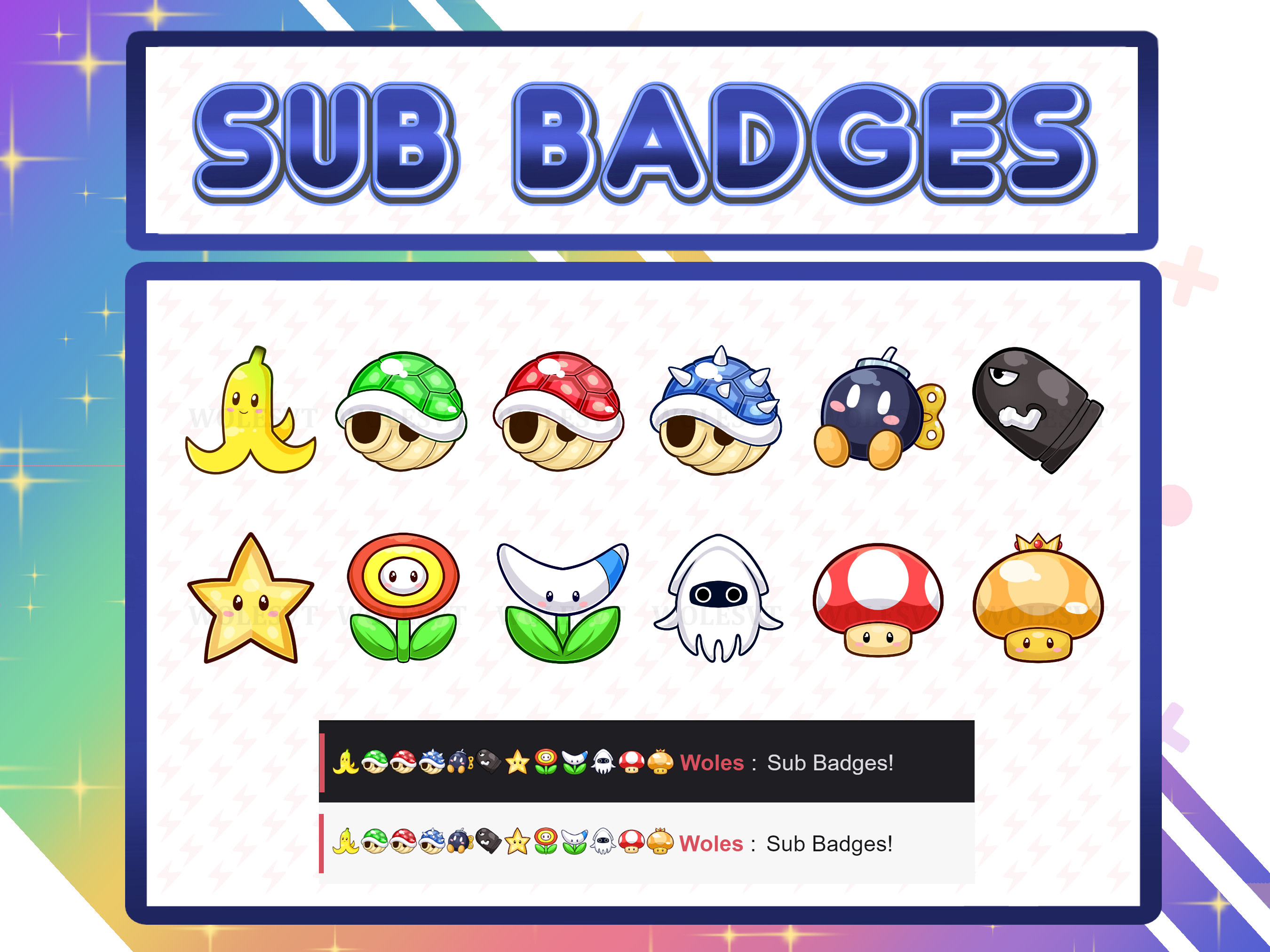 Yoshi Egg Twitch Sub Badges – Yukia Sho Studios