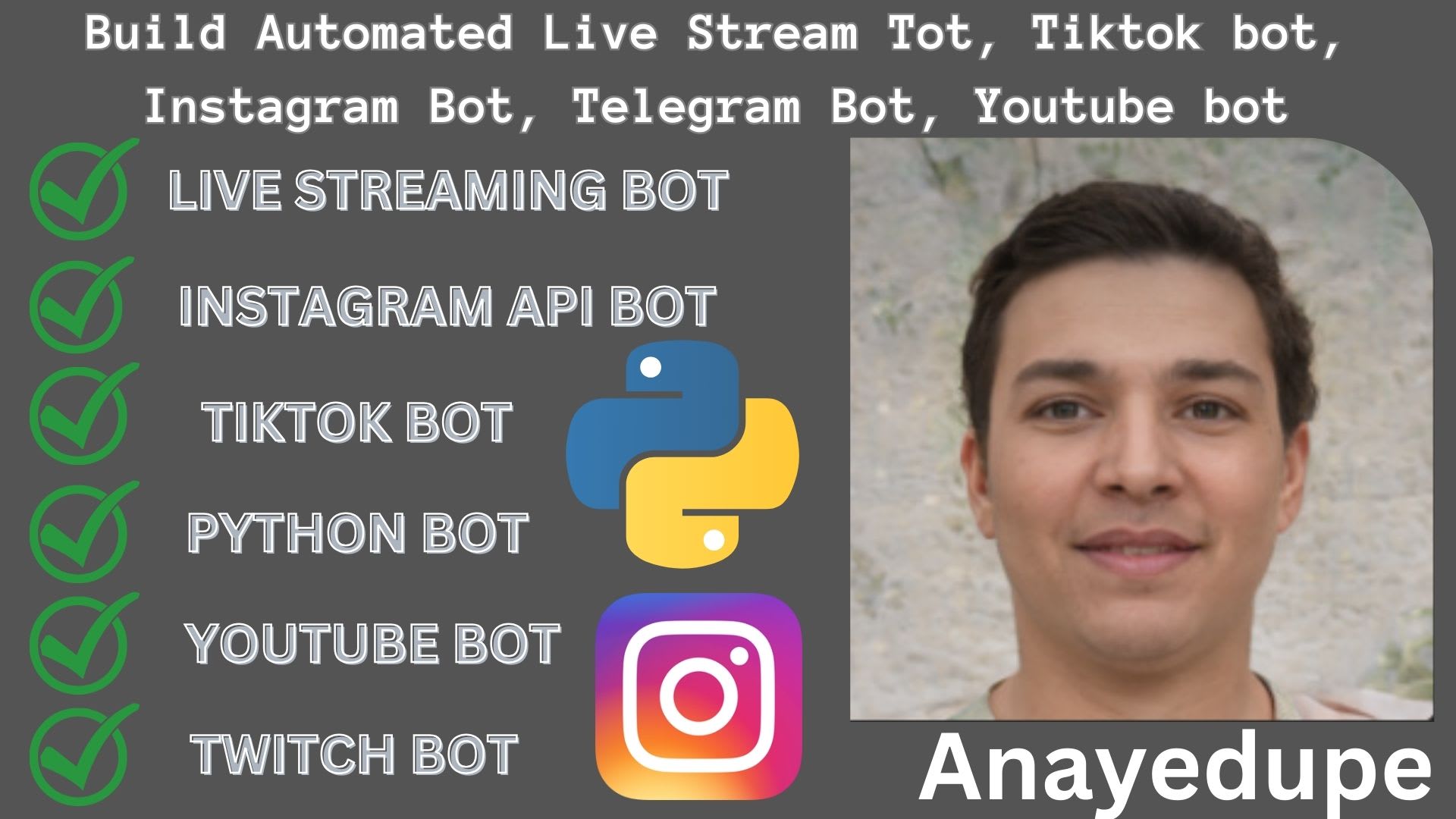 Develop automated snapchat bot snapscore bot reddit bot onlyfans bot by Anayedupe Fiverr