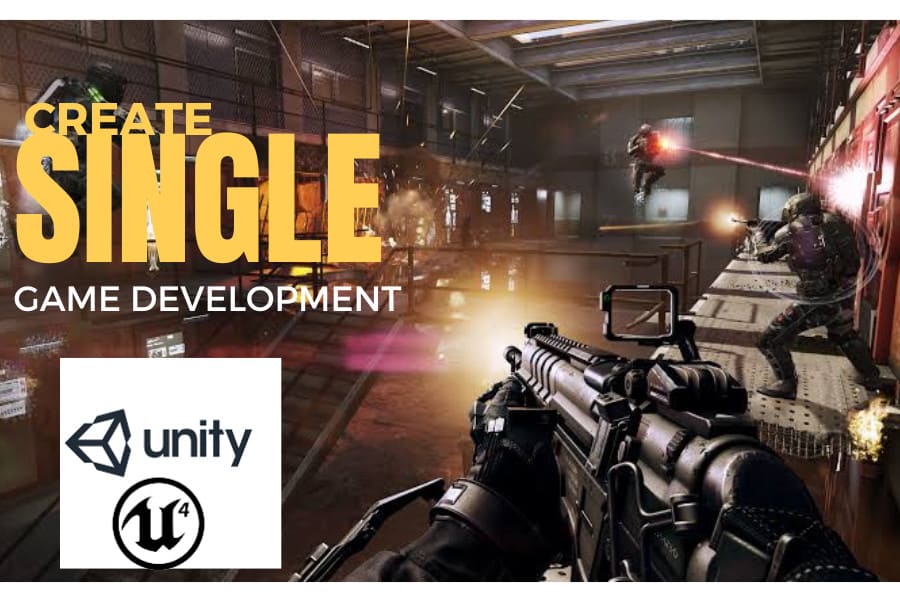 Développer le développement de jeux 2d, 3d unity et unreal engine et