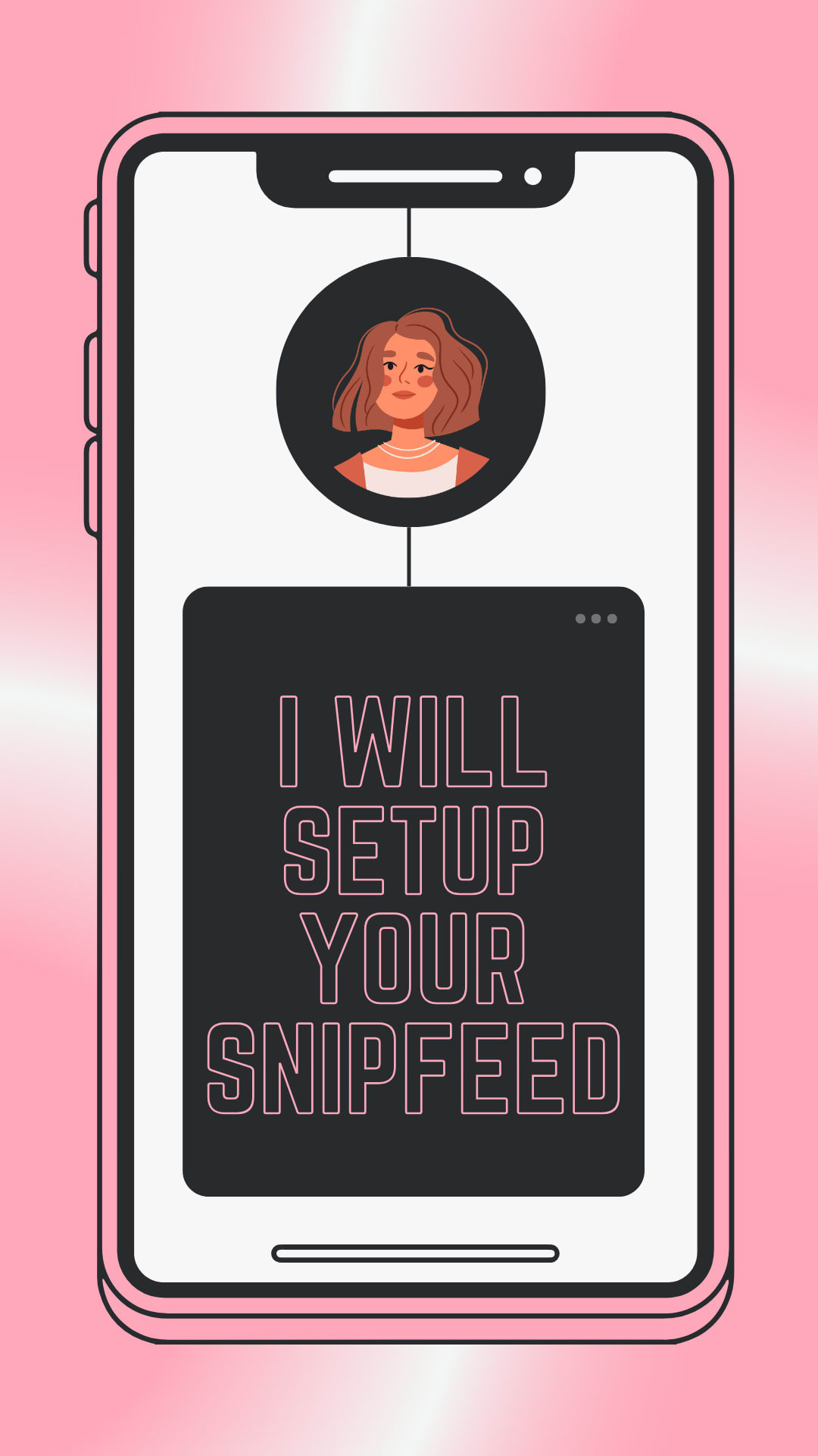 configura un linkinbio de snipfeed para ti