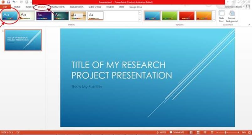 how to make powerpoint presentation to video