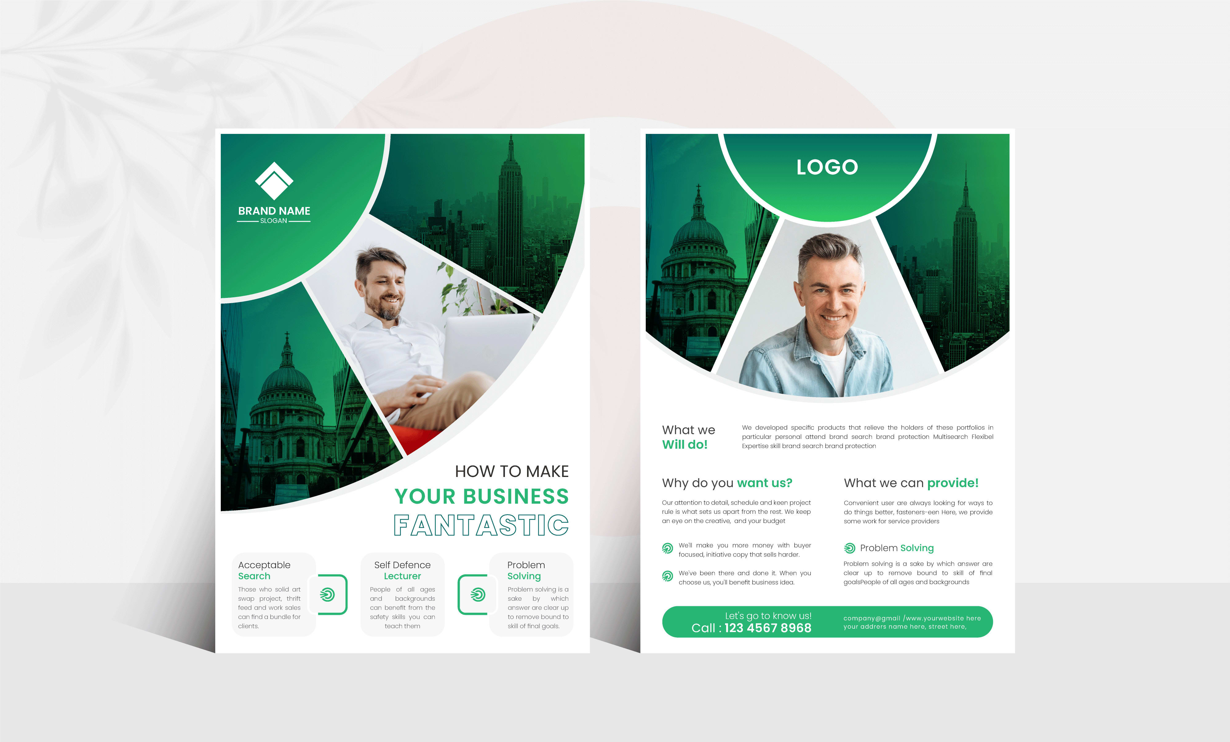 Design professional flyers and posters for your business