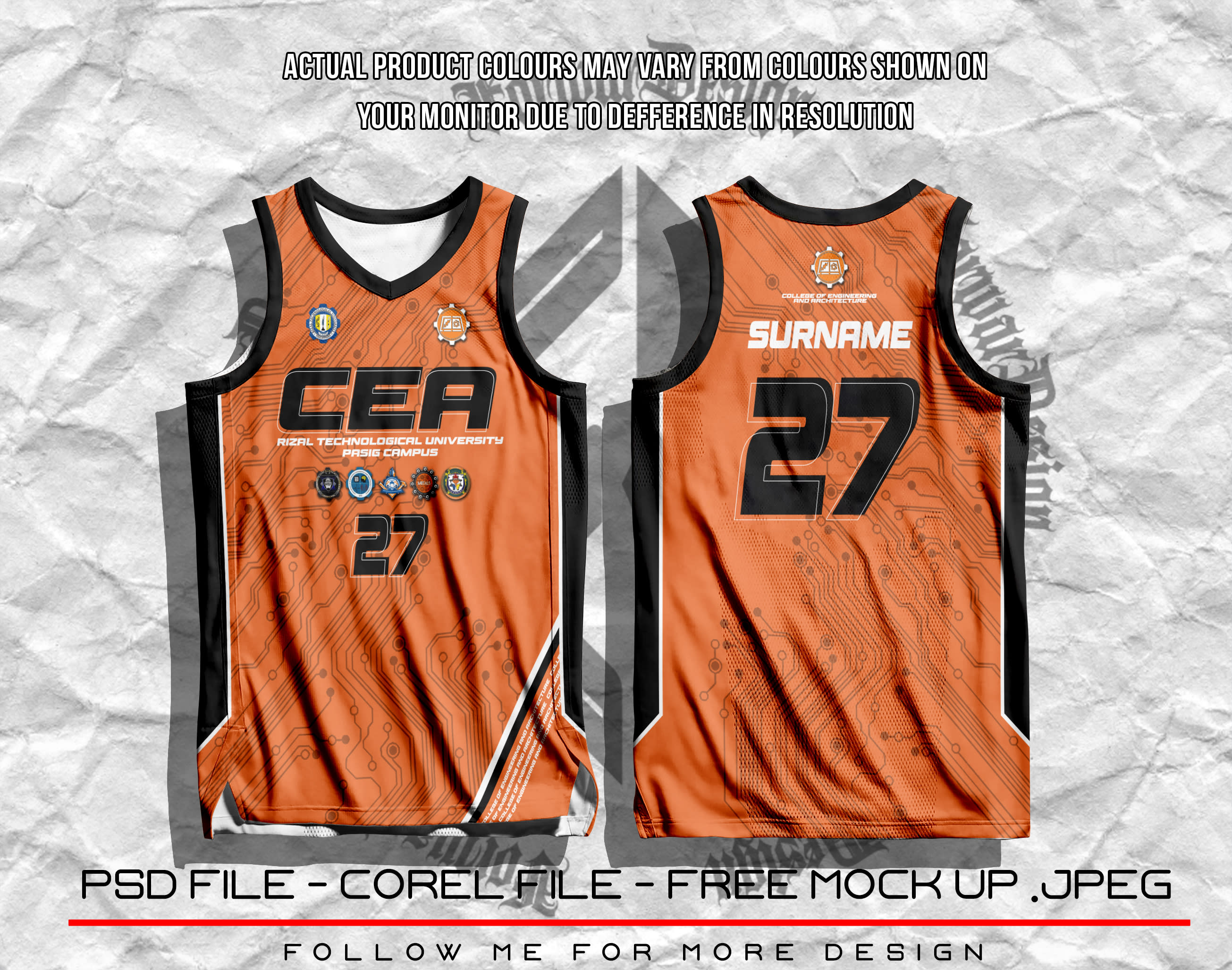 Create a basketball jersey design by Marcjoshuaph