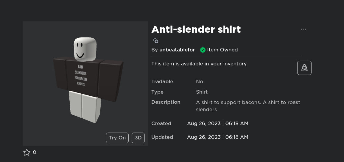 how to get lots of slender shirts roblox｜TikTok Search