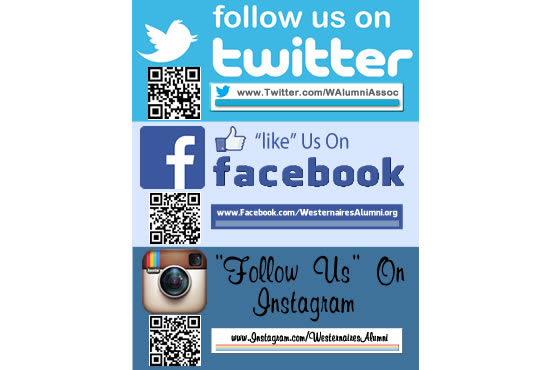Like Us On Facebook Twitter Instagram Qr Code Poster By Joeybolohan