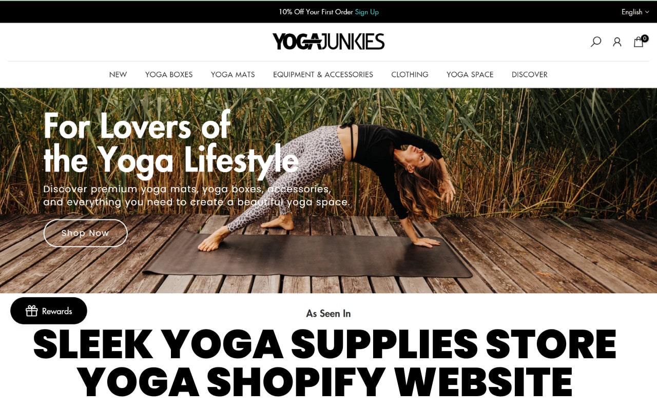 Yoga merchandise online