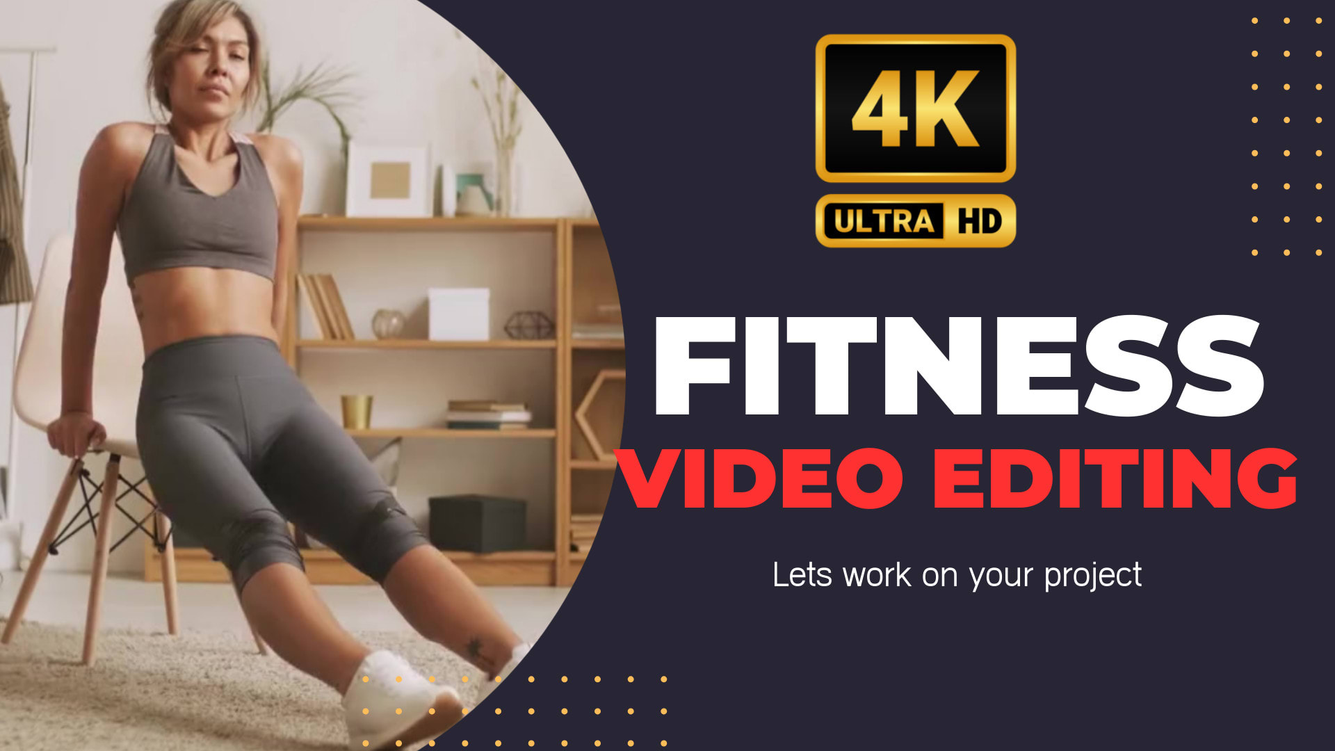 Edit 4k fitness yoga workout videos for youtube and courses