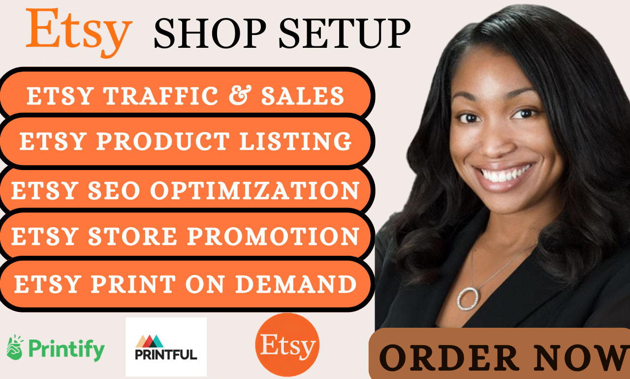 Setup A Profitable Shop Do Seo For Shop Listing, Digital Product, Pod, Lillian Marie Bounds