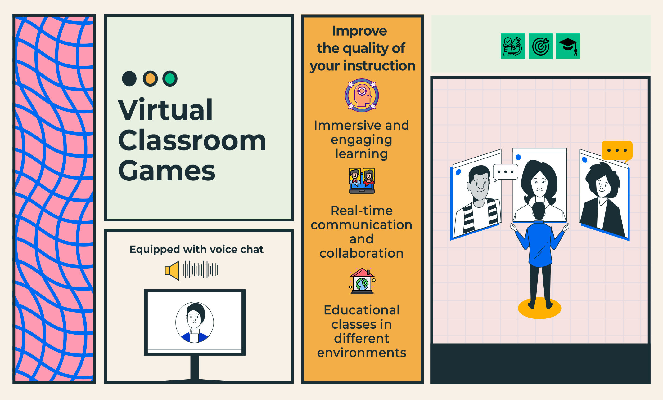 Virtual Classroom Games  Classroom games, Virtual classrooms, Digital  learning classroom