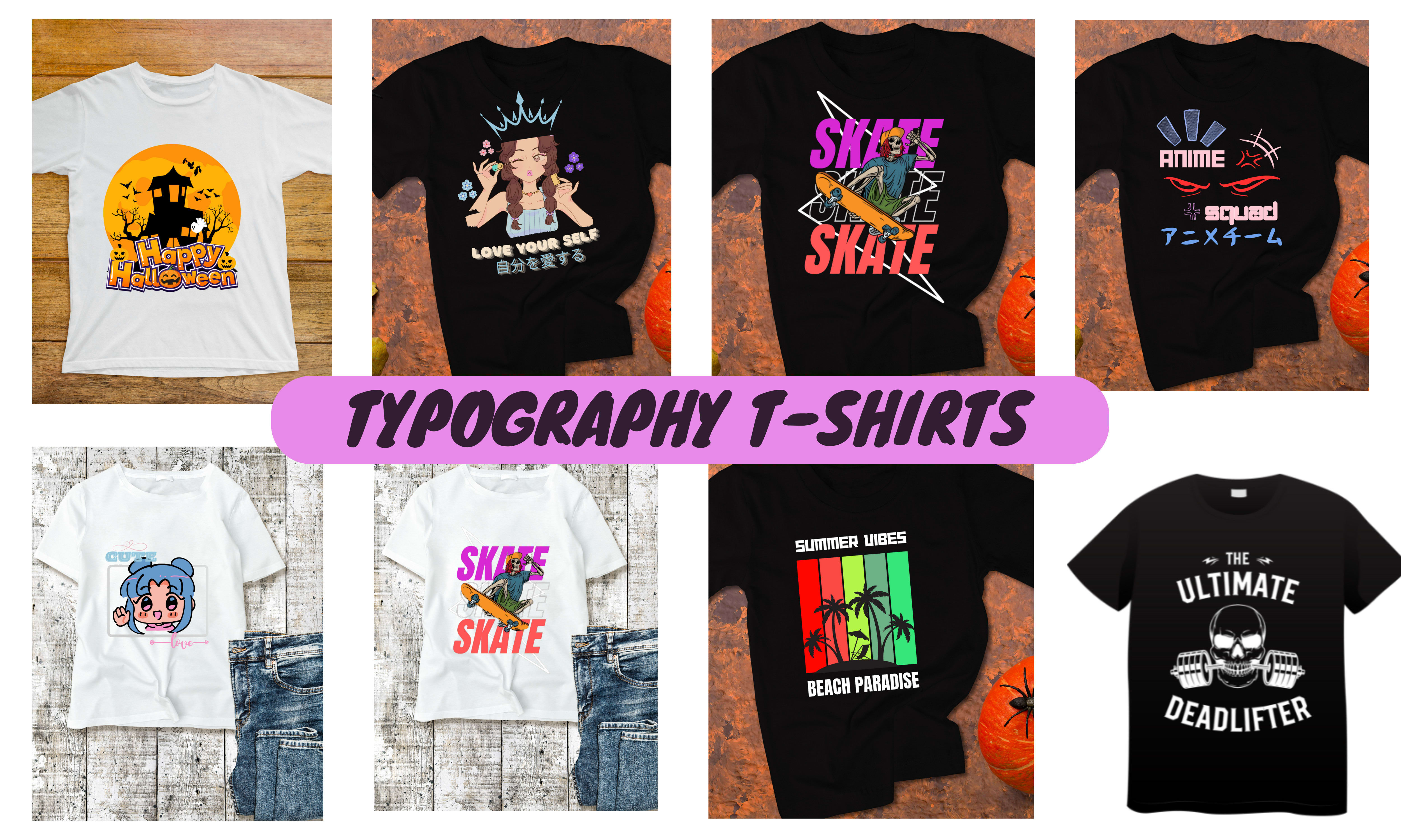 Do unique and eye catching typography t shirt design with canva by