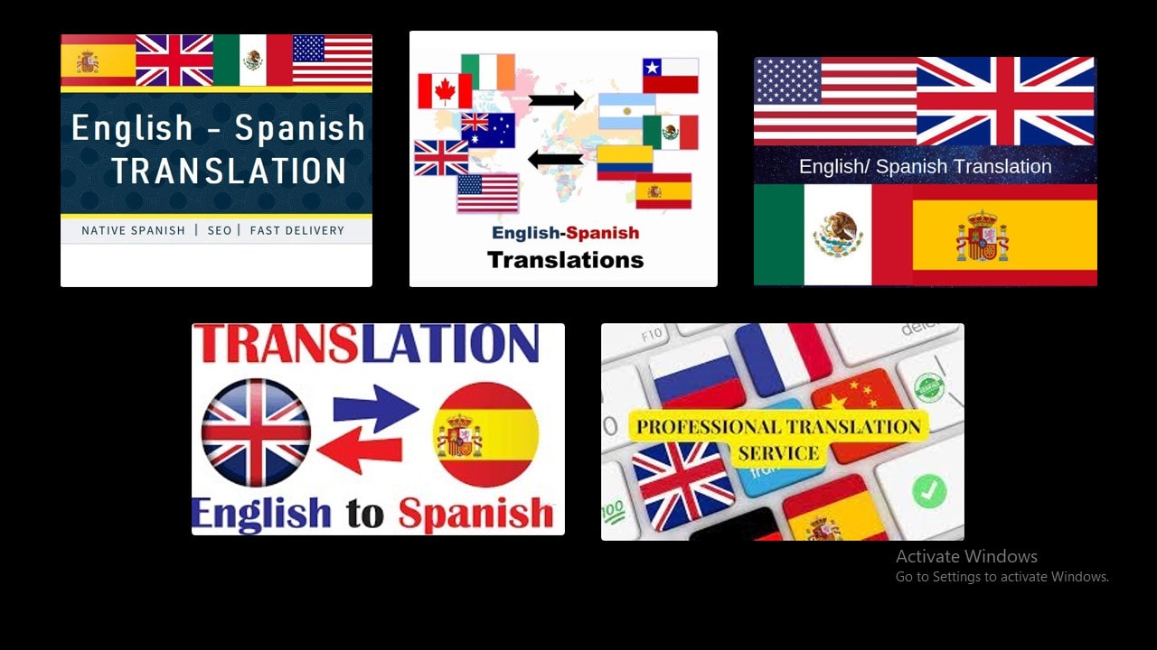 on the go in Spanish, English-Spanish translator