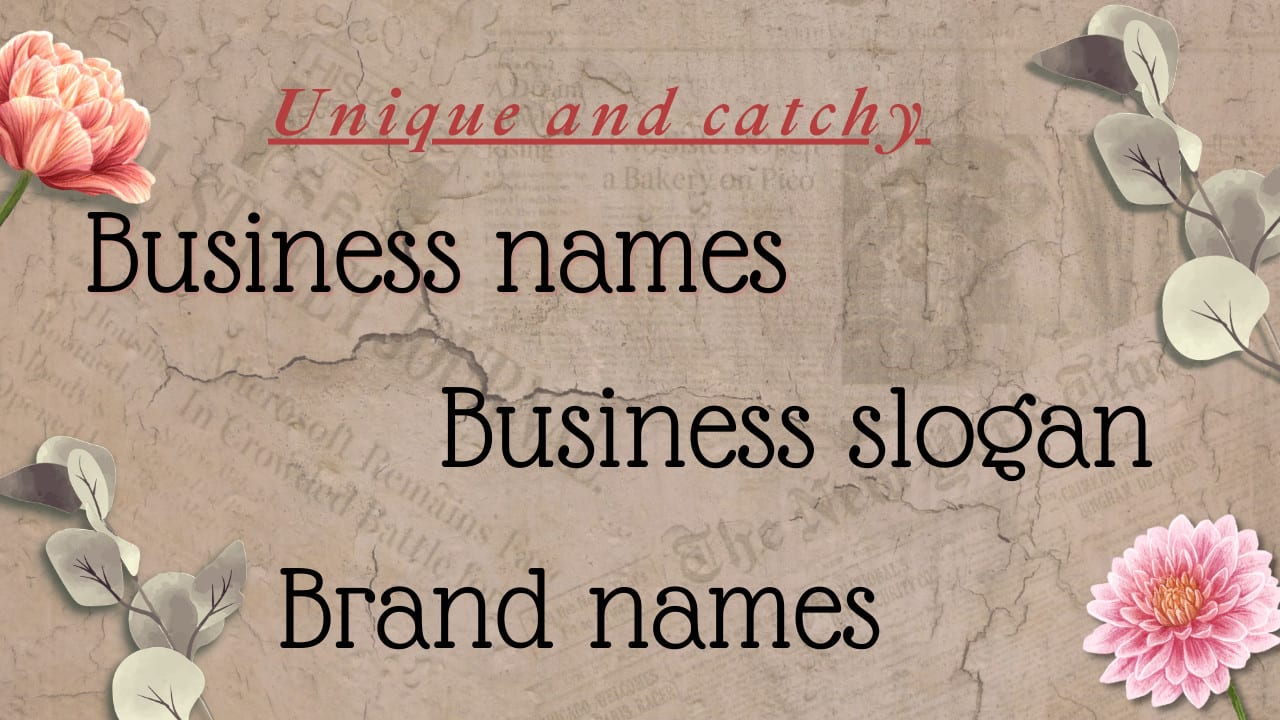 Catchy Flower Names Best Flower Site