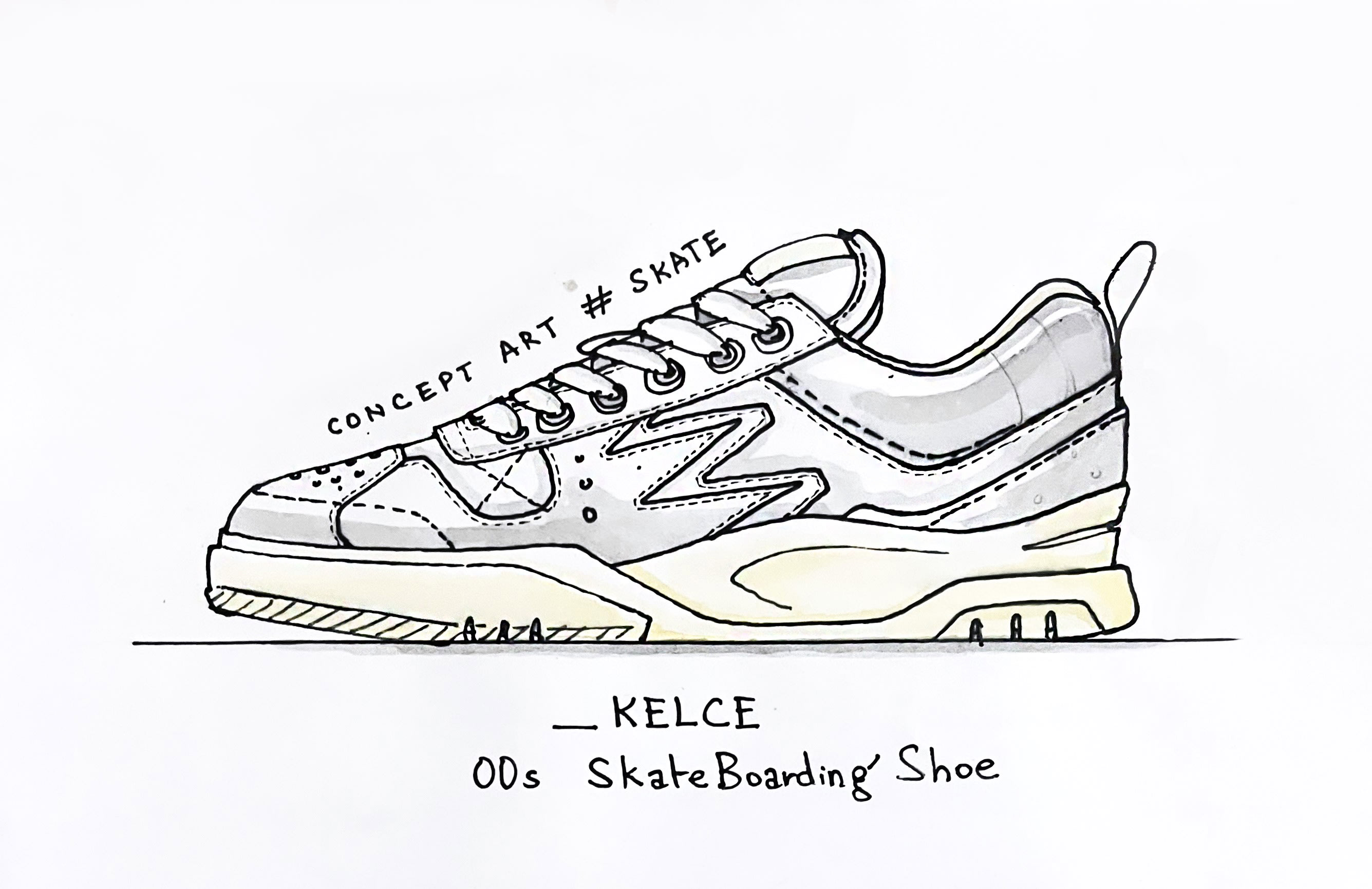 design shoes sneaker footwear with tech pack