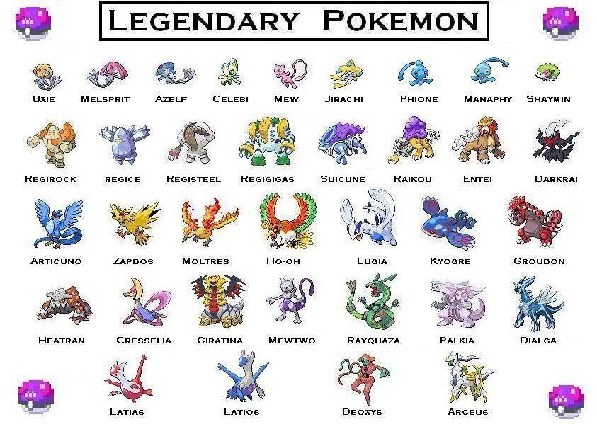 pokemon xy legendaries
