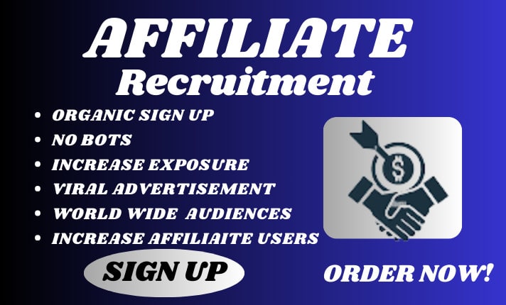 Do Affiliate Link Recruitment Sign-Up to Affiliate Members Link Promotion