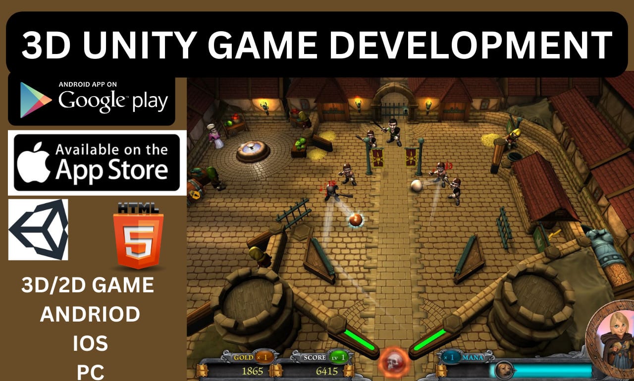 Develop unity 3d game development, mobile ios video games action games by  Gamedev_311 | Fiverr