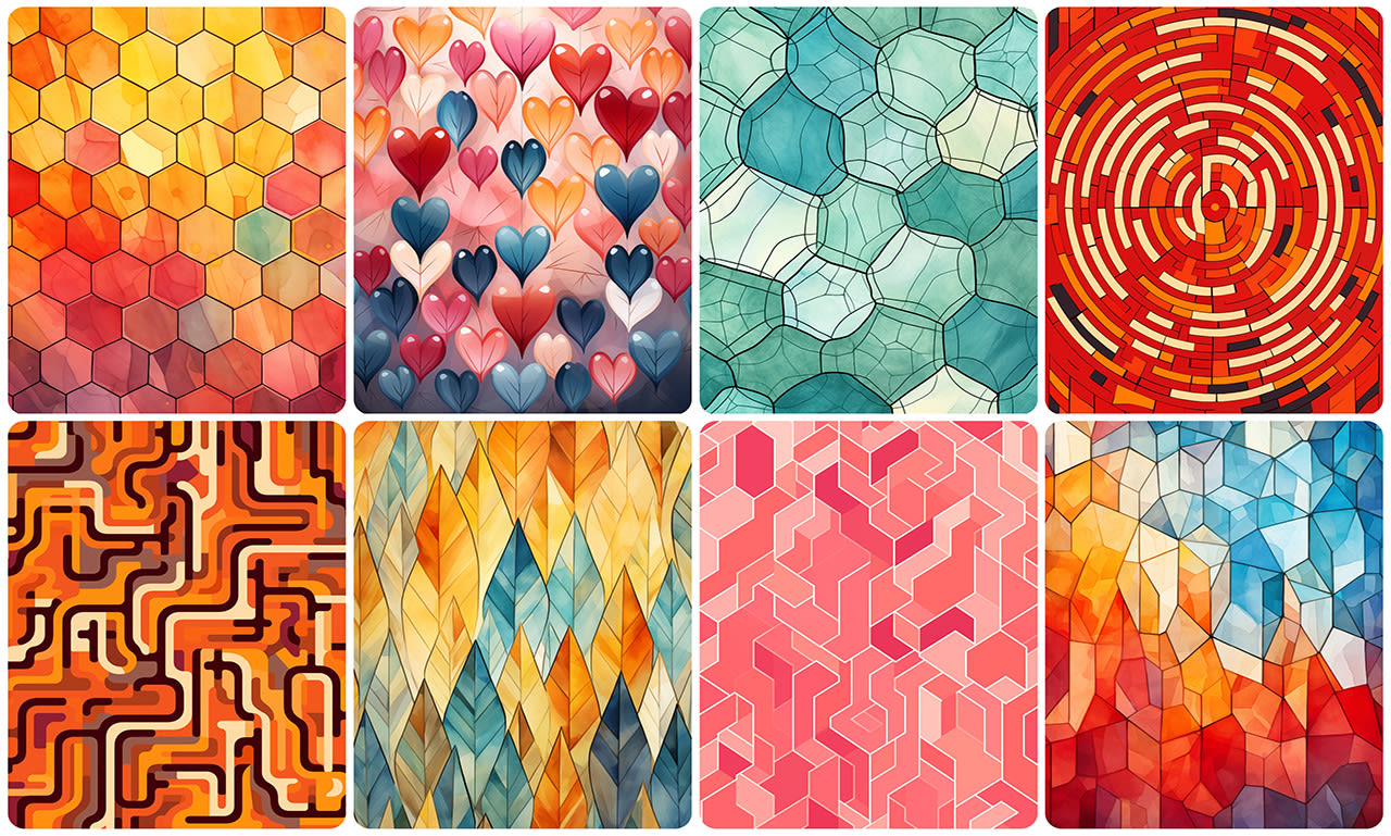 Create seamless pattern art bundles tailored to your niche