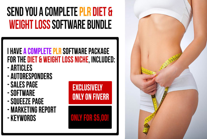 Send you plr diet and weight loss software bundle by ...
