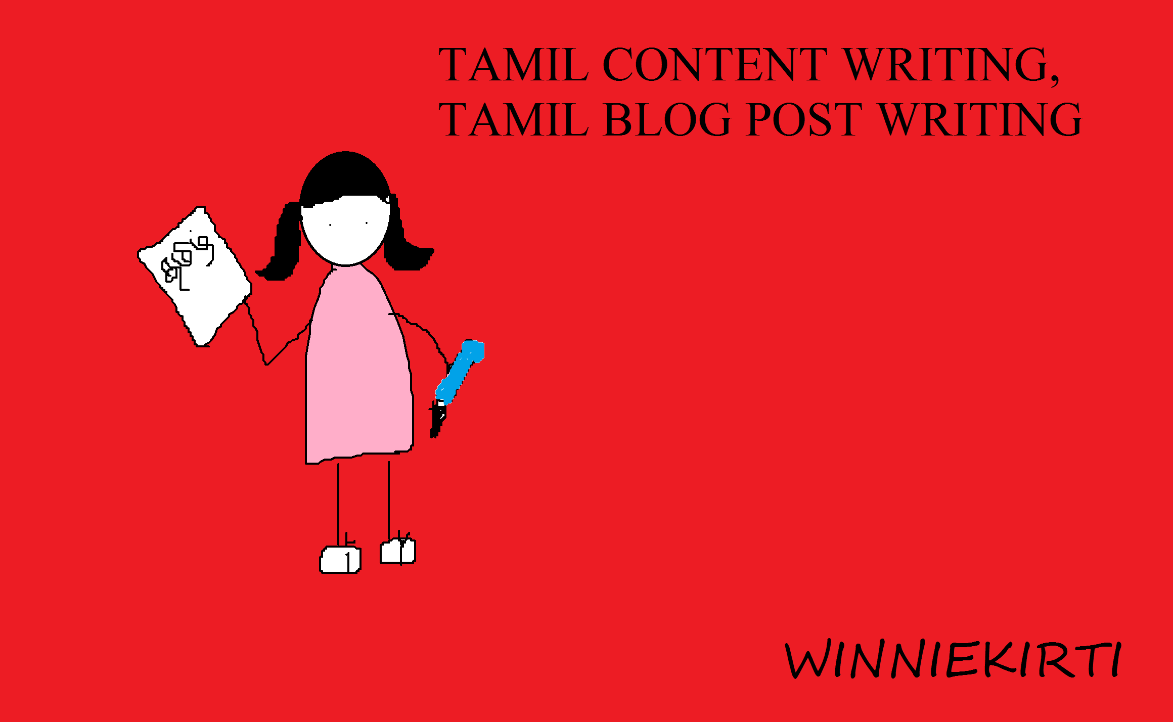 Write tamil article or blog for you with 26 words content by