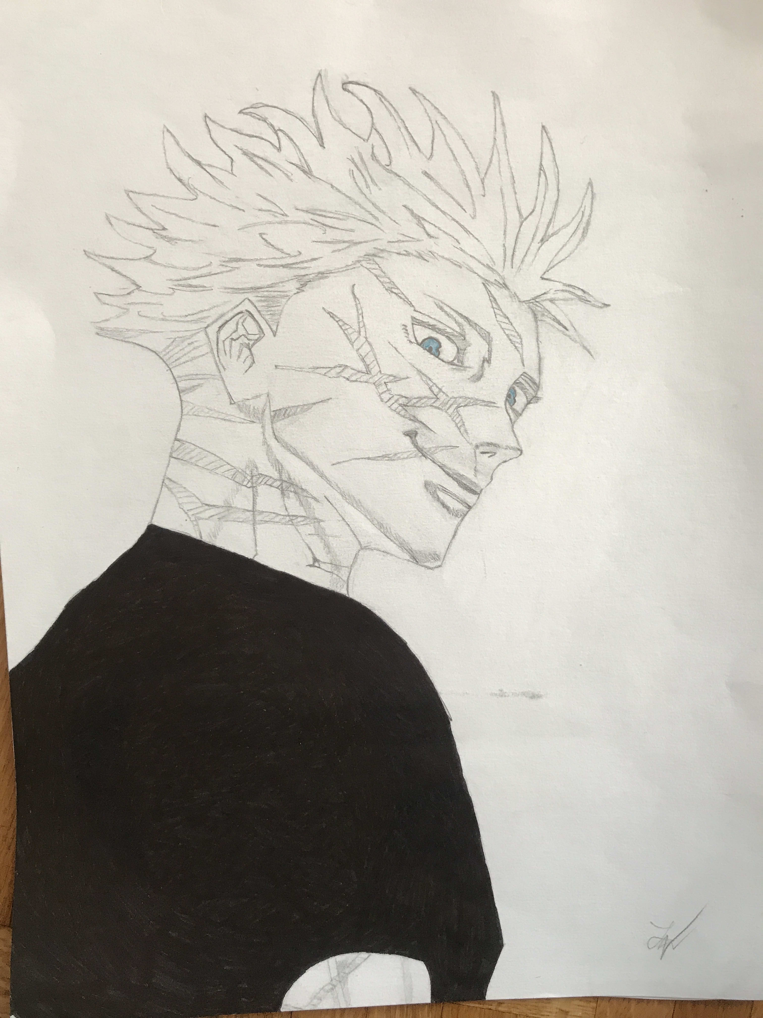 disegno gojo satoru manga jujutsu kaisen