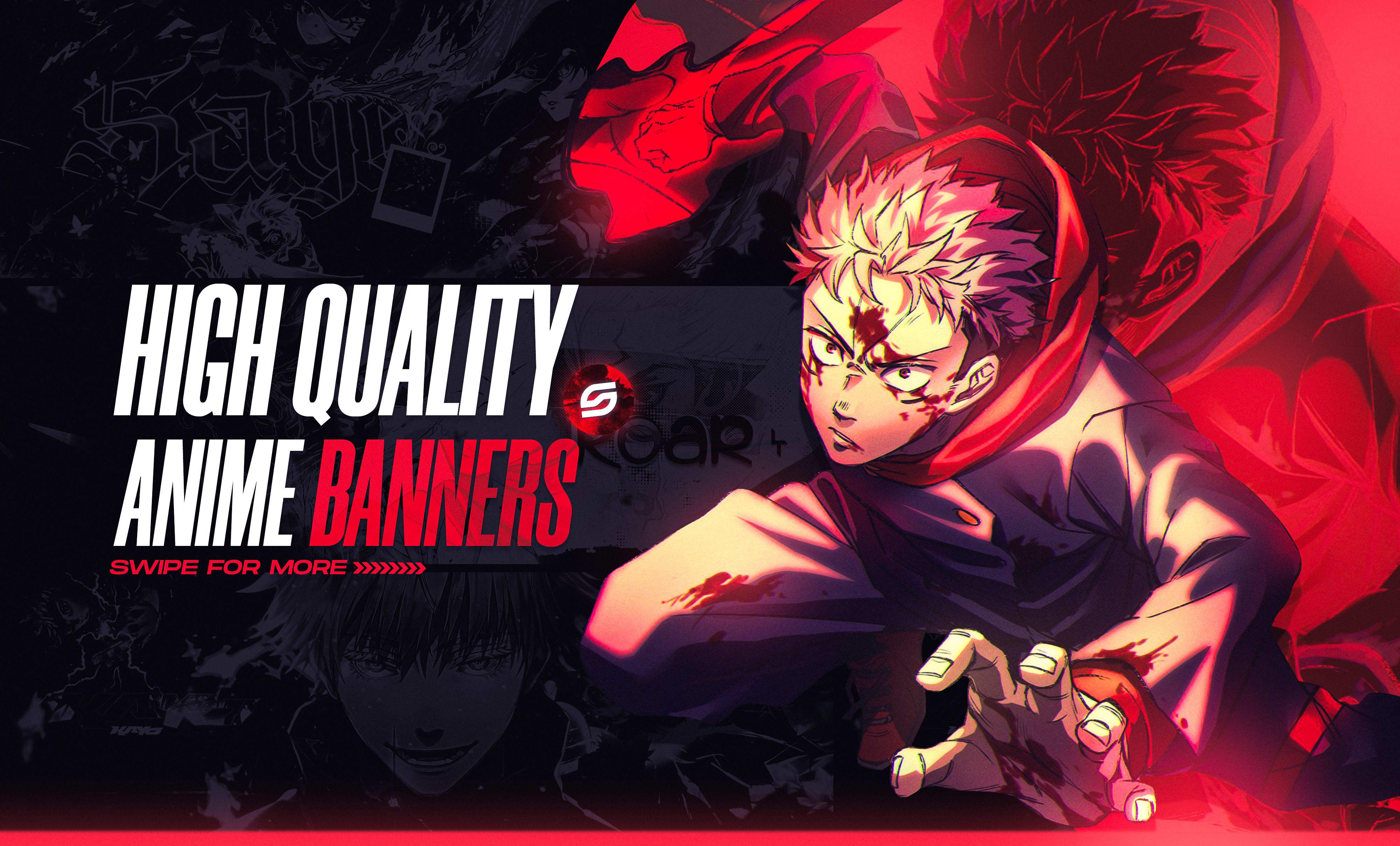 Design you an awesome anime banner for youtube twitter etc by Silentdzns |  Fiverr