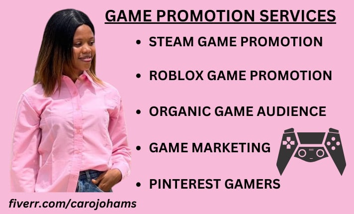 Steam and Roblox Game Promotion and Marketing