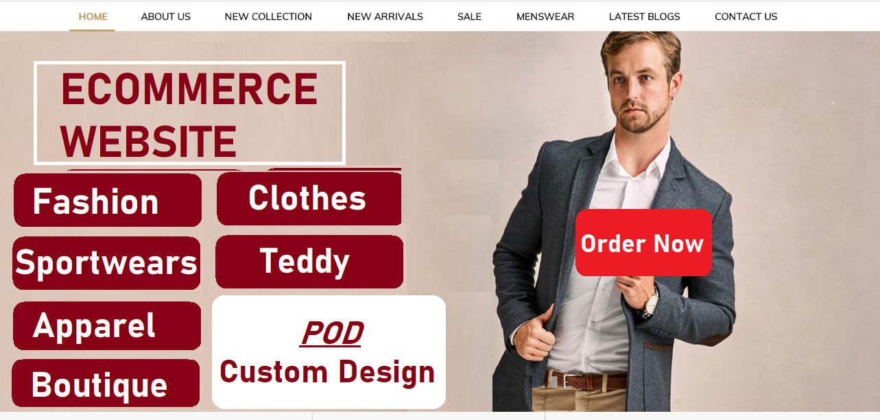 do fashion store website jewries boutique sportwear apparel clothes website