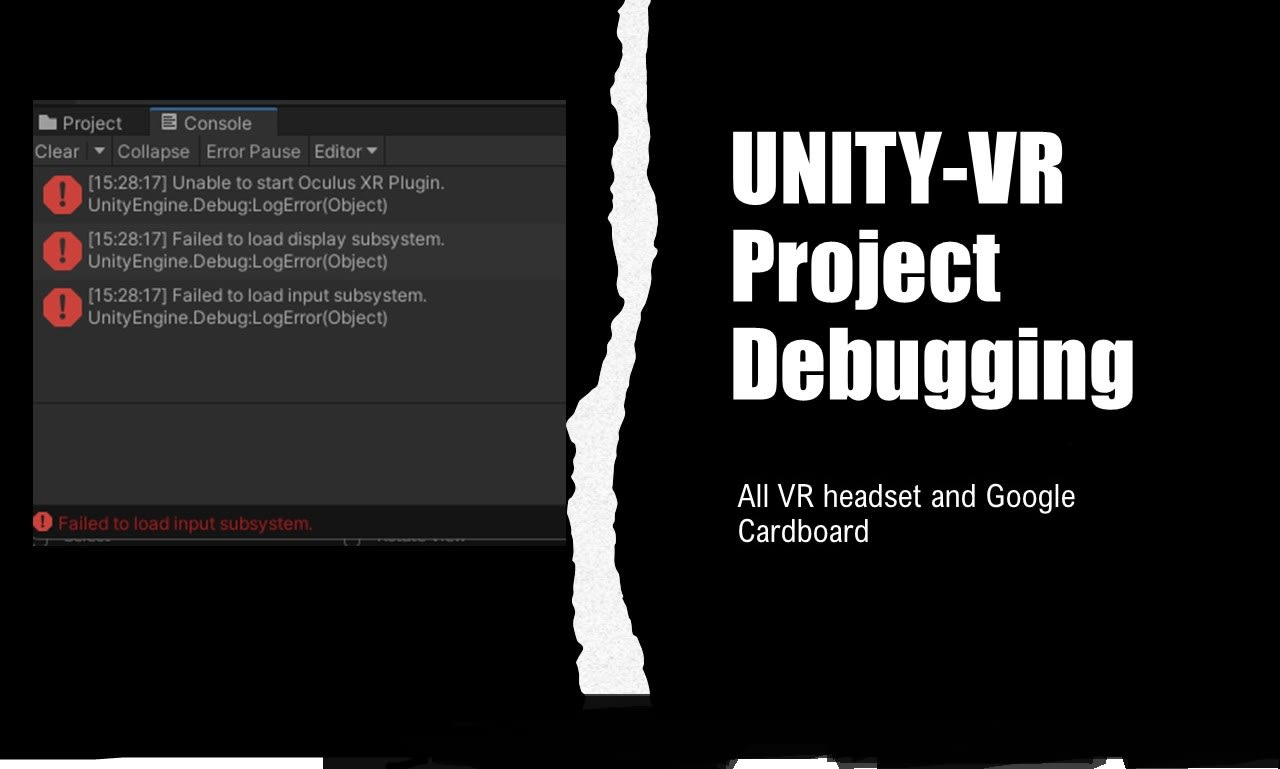 Debug your vr project in unity by Sculpter_master Fiverr