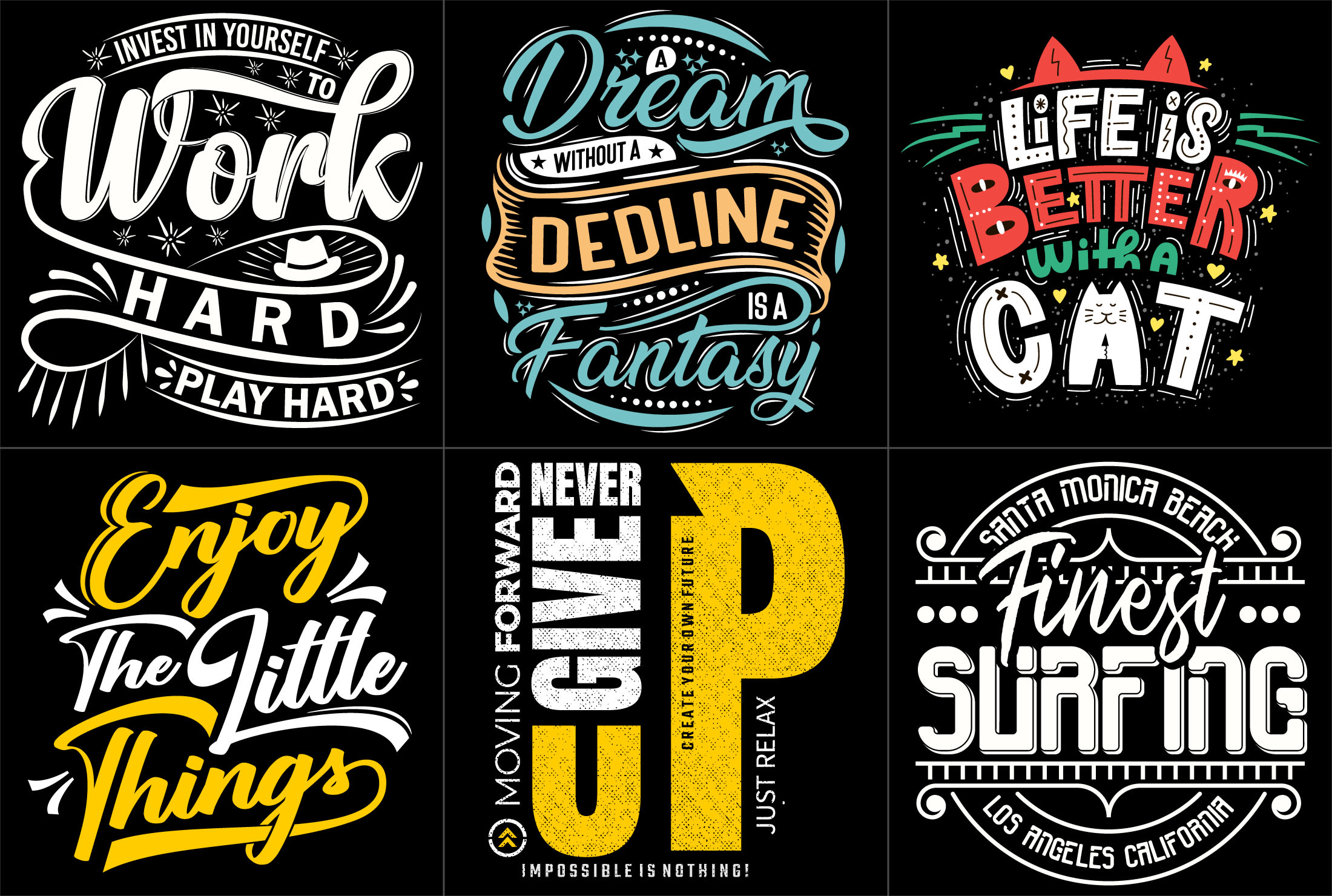 Do awesome typography t shirt design and graphic t shirt by