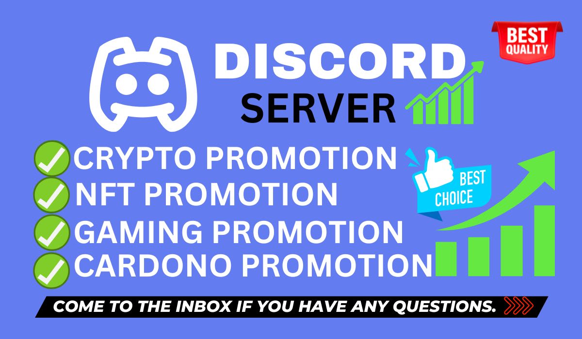 Advertise your discord server member growth by Aktarakhi430 | Fiverr