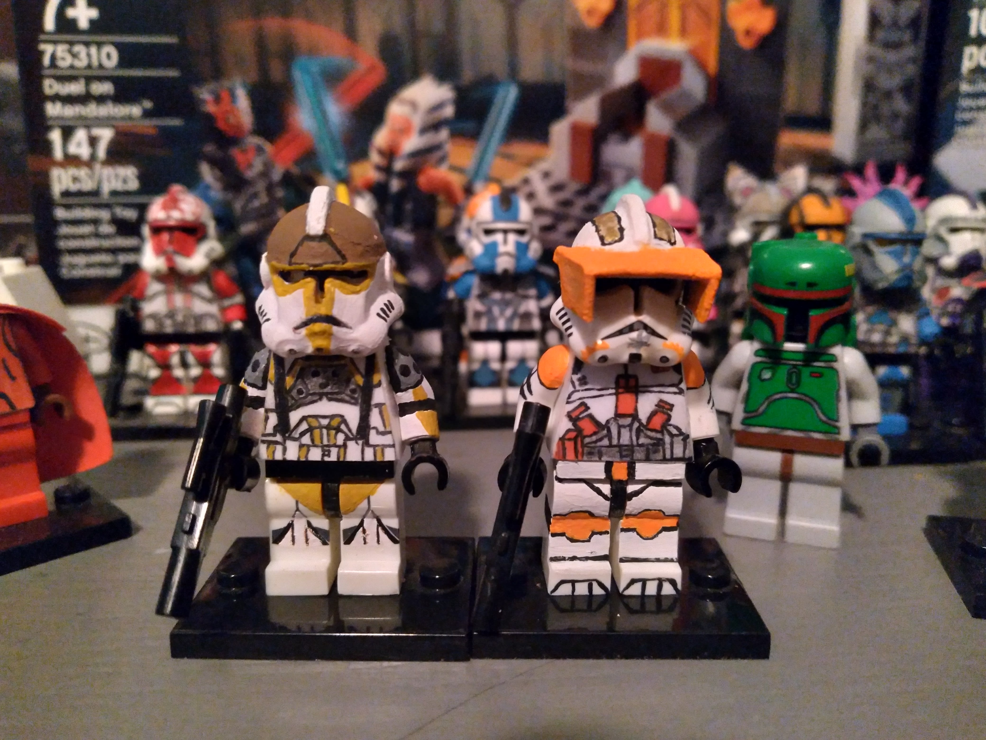 Custom painted lego discount minifigures